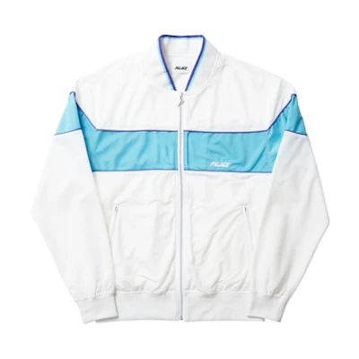 Palace Trackline Bomber White/Blue