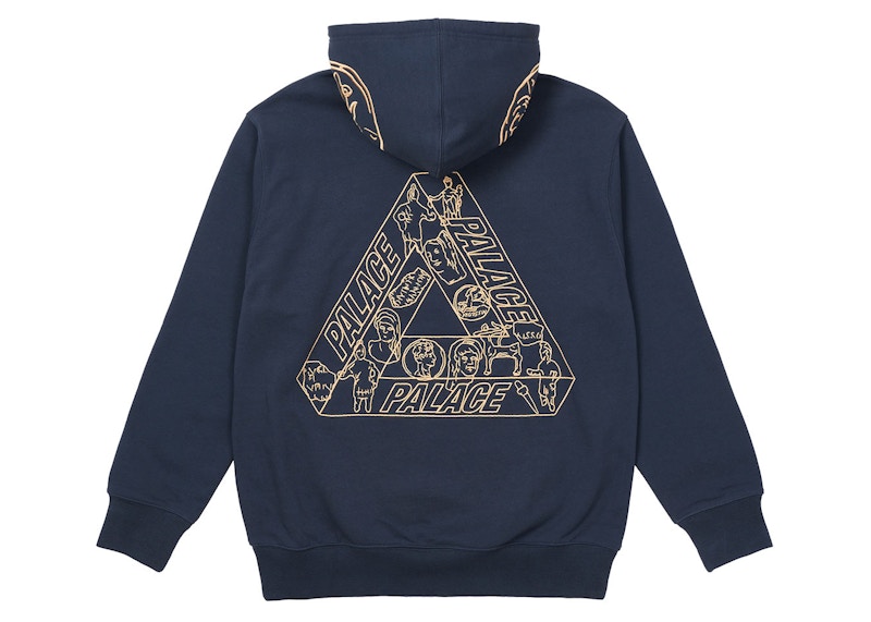Palace Tri-Archaeology Hood Navy 圖 2
