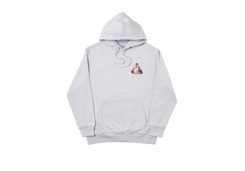 Buy Palace Tri-Bury Hoodie Abu-Abu Marl