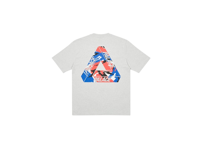 Buy Palace 三色迷彩灰色Marl T恤