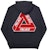 Palace Tri-Chenille Hood Black