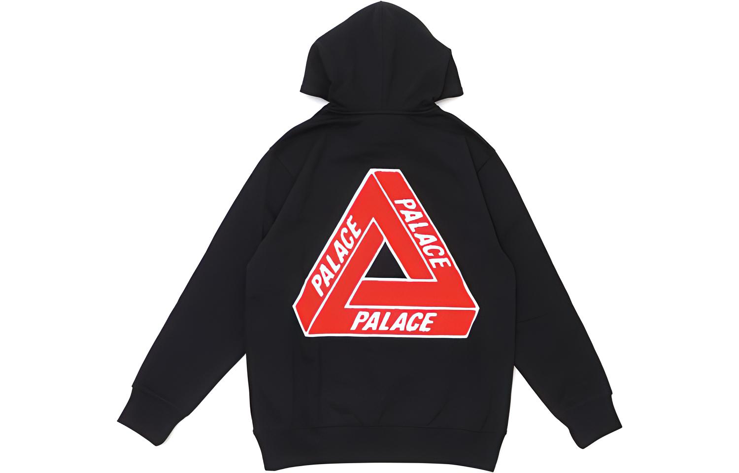 PALACE Tri-Chenille Pullover Hoodie Unisex Black P18CS001