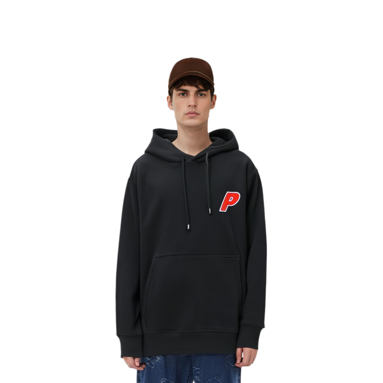 PALACE Tri-Chenille Pullover Hoodie Unisex Black P18CS001 圖 4