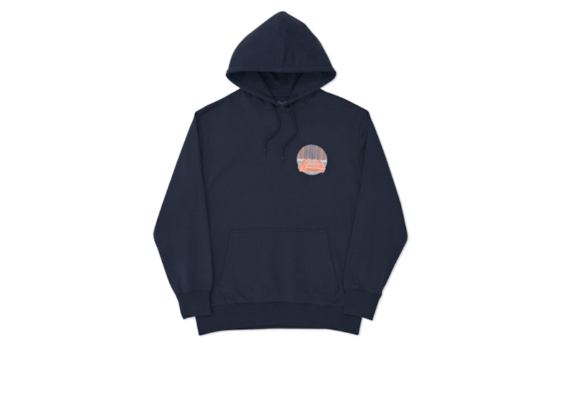 Palace Tri-Curtain Hood Navy/Grey/Orange