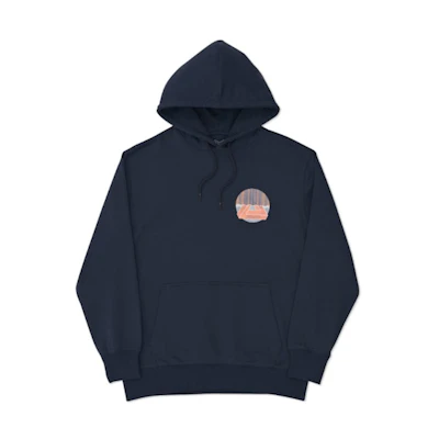Palace Tri-Curtain Hood Navy/Grey/Orange