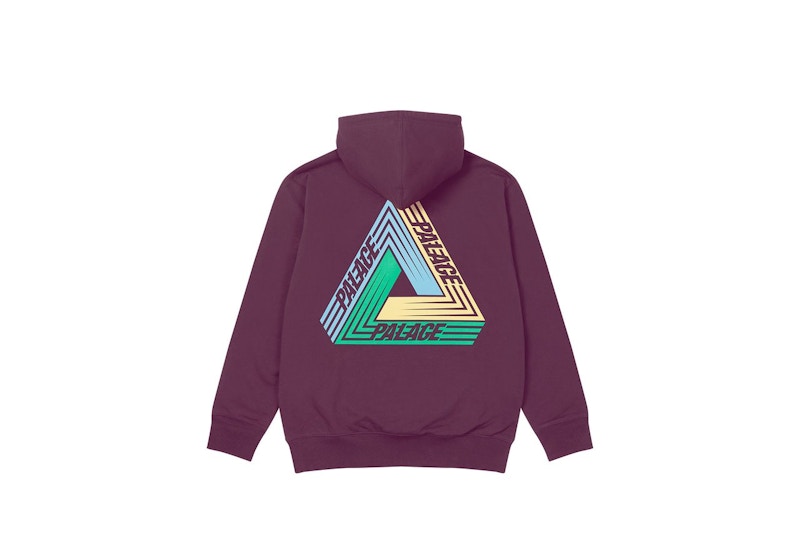 Palace Tri-Dart Hood Burgundy