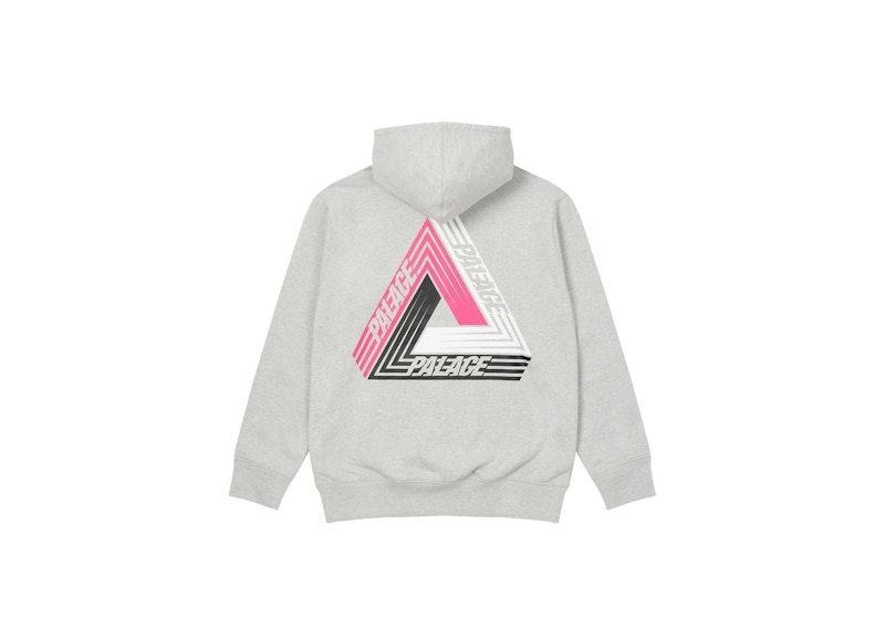 Palace Tri-Dart Hood Grey Marl