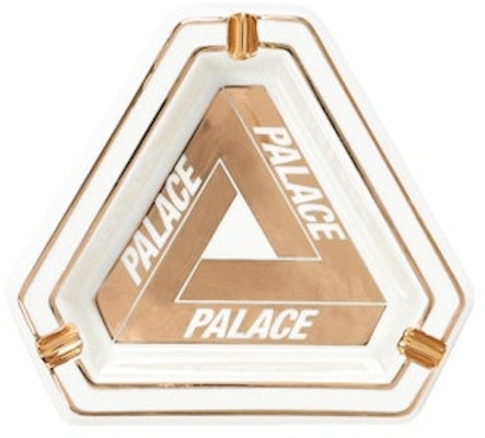 Palace Tri-Ferg Ceramic Ashtray White/Gold Buy Palace Tri-Ferg Ceramic Ashtray White/Gold