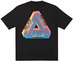 Palace Tri-Ferg Colour Blur T-Shirt Black Palace Tri-Ferg Colour Blur T-Shirt Black