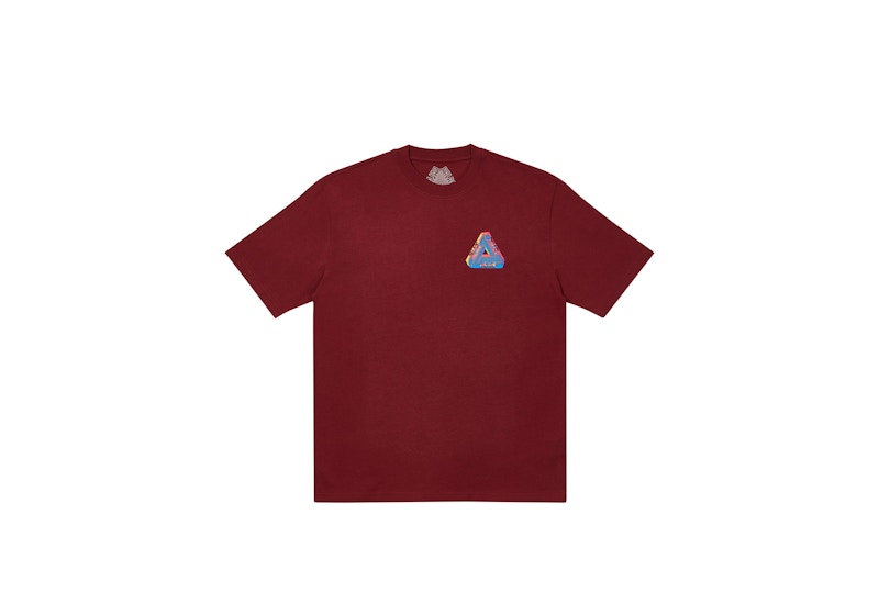 Palace Tri-Ferg Colour Blur T-Shirt Burgundy 圖 2