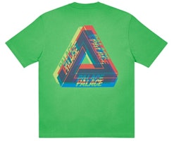 Palace Tri-Ferg Colour Blur T-Shirt Light Lime Palace Tri-Ferg Colour Blur T-Shirt Light Lime