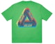 Buy Palace 三角标模糊色T恤 浅青柠色