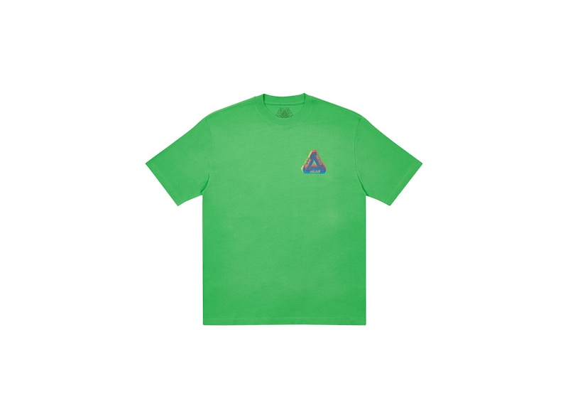 Order Palace 三角标模糊色T恤 浅青柠色