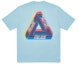 Buy パレス Tri-Ferg カラーブラーTシャツ (ペールブルー)