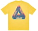 Buy 宮廷三角模糊顏色T恤 淡黃色