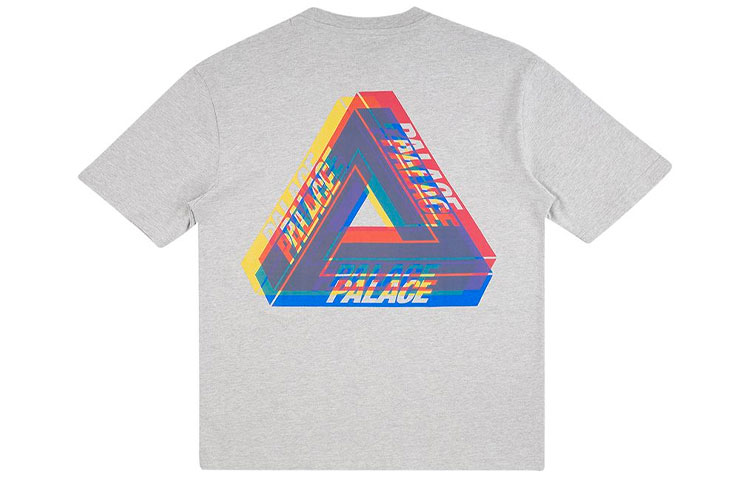 PALACE Tri-Ferg Colour Blur Tee Unisex Gray P19TS337