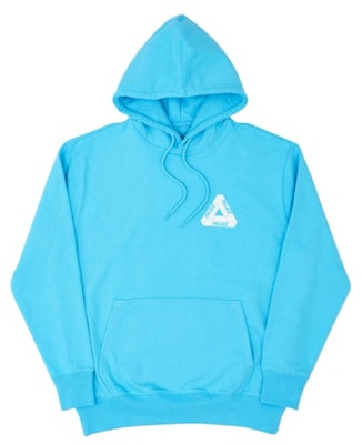 Palace Tri-Ferg Hood Aqua Blue/White Buy Palace Tri-Ferg Hood Aqua Blue/White