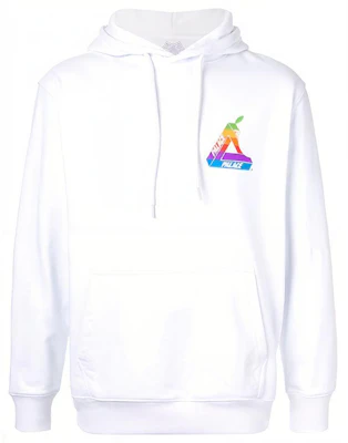 Palace Tri-Ferg Logo Print Pullover Hoodie White - Style P16HD003 Order Palace Tri-Ferg Logo Print Pullover Hoodie White - Style P16HD003
