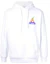 Order Palace Tri-Ferg Logo Print Pullover Hoodie White - Style P16HD003
