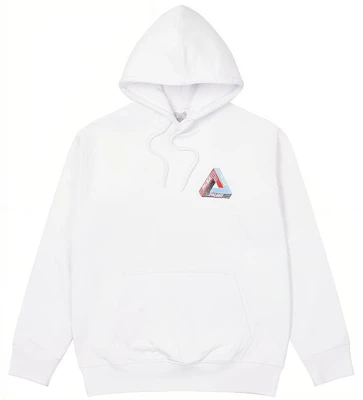 PALACE 三角标志男女同款白色连帽衫 P19HD086 Lookbook PALACE 三角标志男女同款白色连帽衫 P19HD086