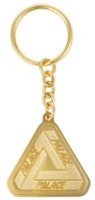 Palace Tri-Ferg Metal Keyring Gold Palace Tri-Ferg Metal Keyring Gold