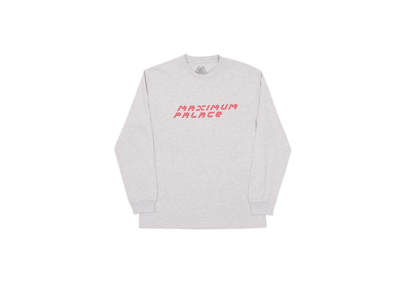 Palace Tri-Flect Longsleeve Grey Marl