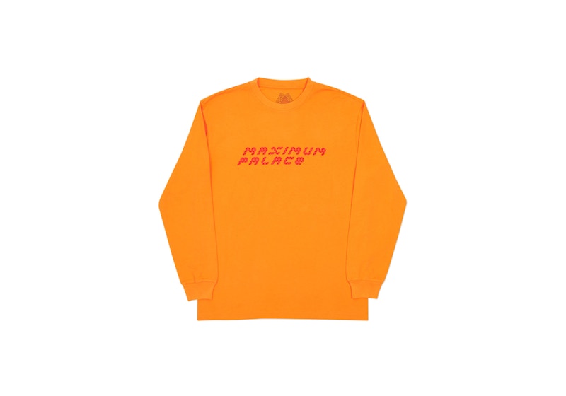 Buy Palace Tri-Flect Lengan Panjang Oranye