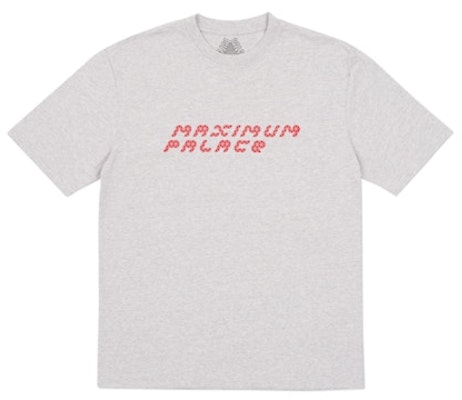 Palace Tri-Flect T-Shirt Grey Marl Buy Palace Tri-Flect T-Shirt Grey Marl