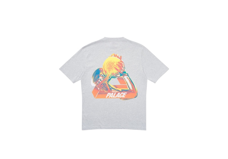 Palace Tri-Gaine T-Shirt Grey Marl 圖 2