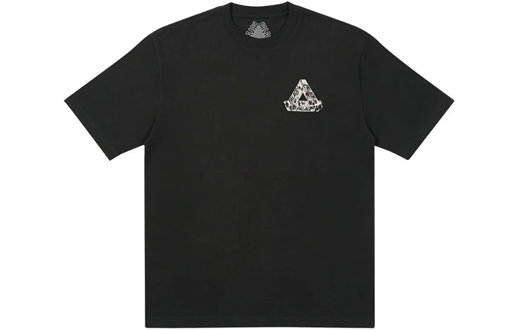 PALACE Tri-Heads Black T-Shirt Triangle Logo Graphic Unisex Tee. P21TS148 圖 3