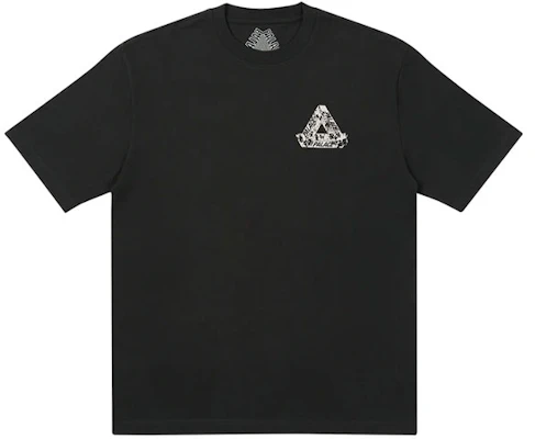 PALACE 三头黑色三角标志印花男女同款T恤潮牌短袖. P21TS148 Lookbook PALACE 三头黑色三角标志印花男女同款T恤潮牌短袖. P21TS148