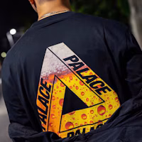 Purchase PALACE TRI-LAGER 徽標黑色短袖男女通用 P19TS219