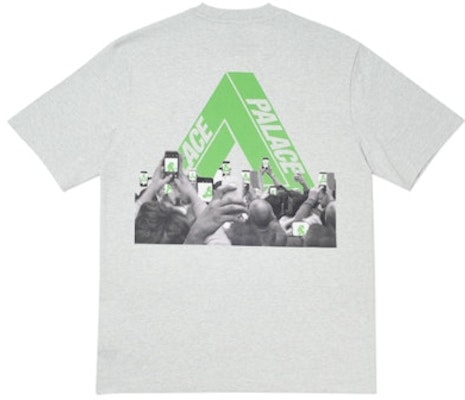 Palace Tri-Phone T-Shirt Grey Marl Order Palace Tri-Phone T-Shirt Grey Marl