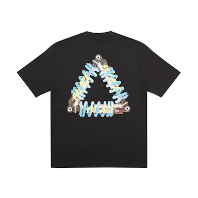 PALACE Tri-Pumping Graphic Unisex Black T-Shirt PAL-SS20-98