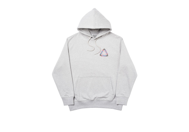 Buy Palace 三重泵连帽衫 灰色混纺