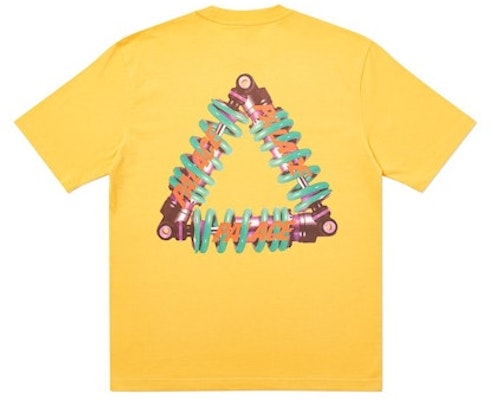 Palace Tri-Pumping T-Shirt Yellow Order Palace Tri-Pumping T-Shirt Yellow