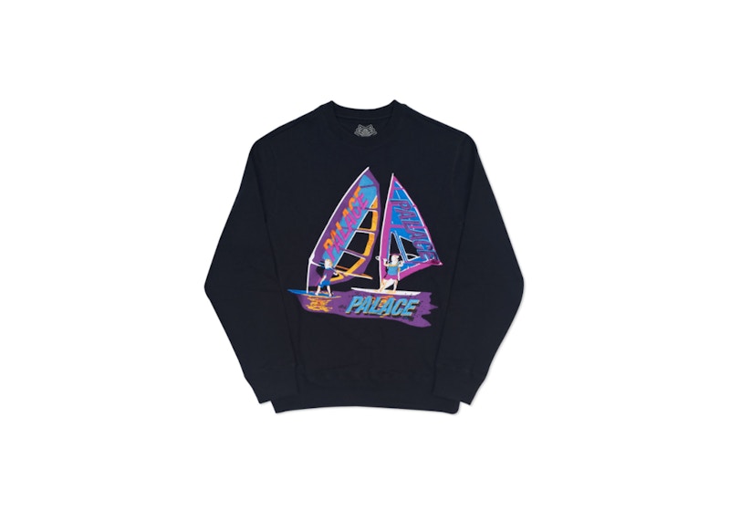 Palace Tri-Sail Crew Black