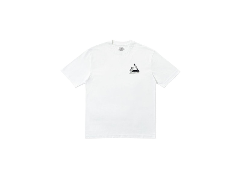 Buy Palace 三色渐变短袖T恤 白/灰
