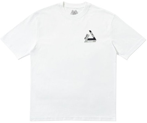 Palace Tri-Shadow T-Shirt White/Grey Buy Palace Tri-Shadow T-Shirt White/Grey