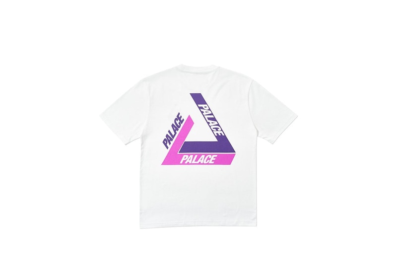 Palace Tri-Shadow T-Shirt White/Purple 圖 2