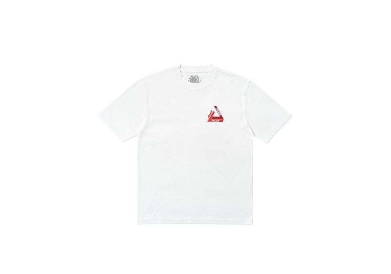 Palace Tri-Shadow T-Shirt White/Red