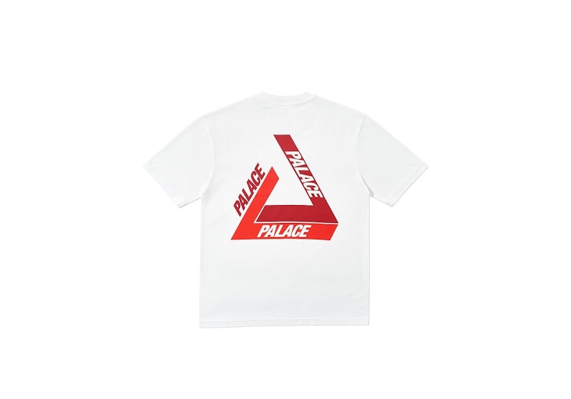 Palace Tri-Shadow T-Shirt White/Red 圖 2