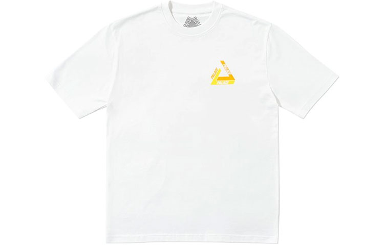 PALACE Tri-Shadow T-Shirt Yellow Logo Crewneck Unisex White Tee. P15TS242 圖 3