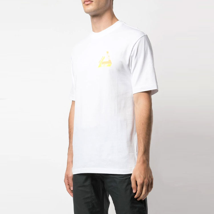 PALACE Tri-Shadow T-Shirt Yellow Logo Crewneck Unisex White Tee. P15TS242 圖 5