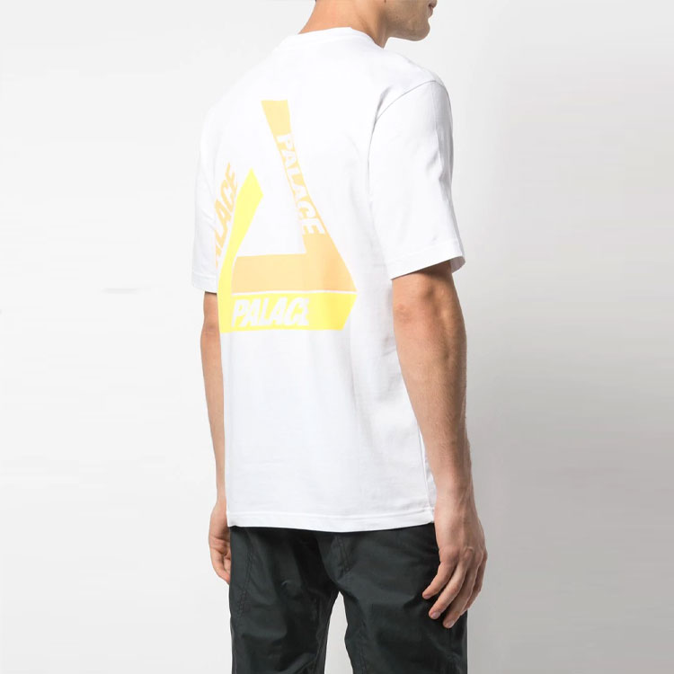 PALACE Tri-Shadow T-Shirt Yellow Logo Crewneck Unisex White Tee. P15TS242 圖 6