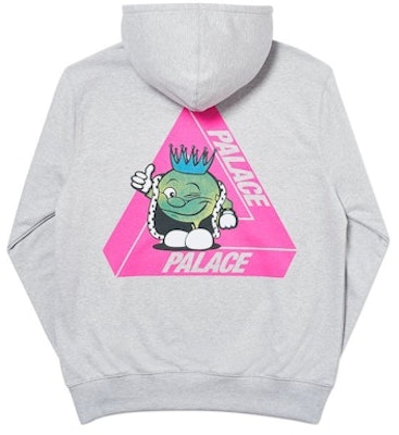 宮殿三重微笑灰色混紡連帽衫 Order 宮殿三重微笑灰色混紡連帽衫