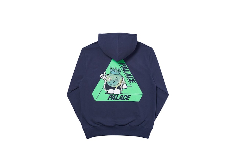 Palace Tri-Smiler Hood Navy 圖 2