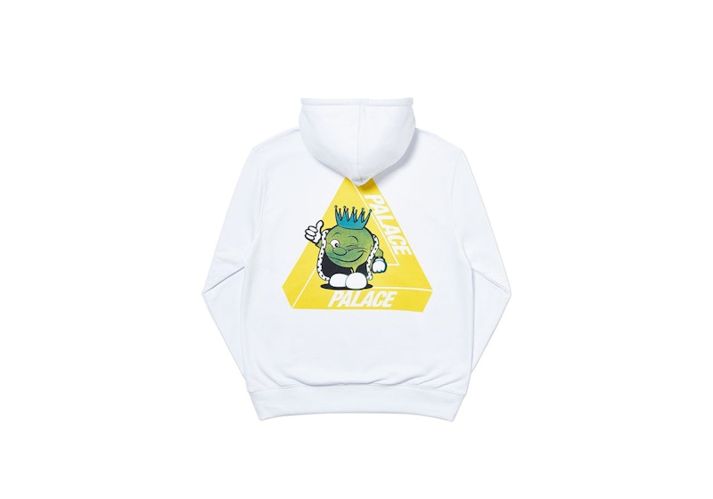 Palace Tri-Smiler Hood White 圖 2