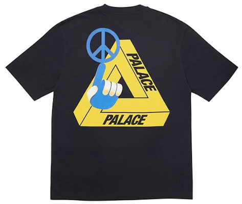 PALACE 三角笑脸大印花男女同款黑色T恤 PAL-TST-BLK Buy PALACE 三角笑脸大印花男女同款黑色T恤 PAL-TST-BLK