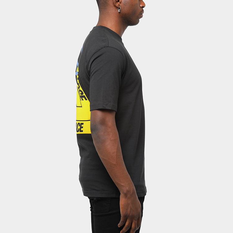 Purchase PALACE 三角笑脸大印花男女同款黑色T恤 PAL-TST-BLK